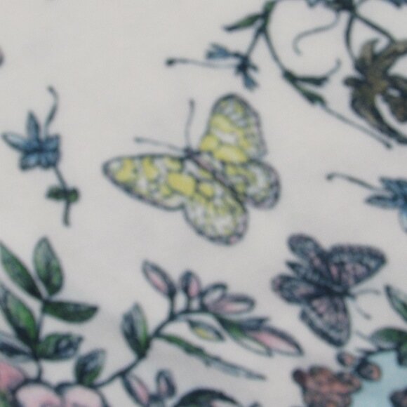 NEW Talbots Womens Butterfly Garden Print Cotton Rayon Button Front Cardigan XL - Picture 7 of 11